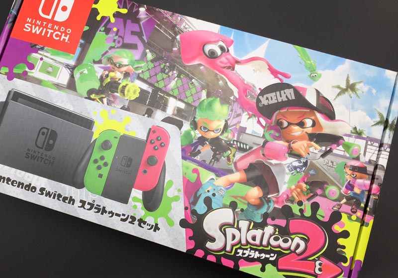 NINTENDO　スイッチ　スプラトゥーン2セットをプレゼント