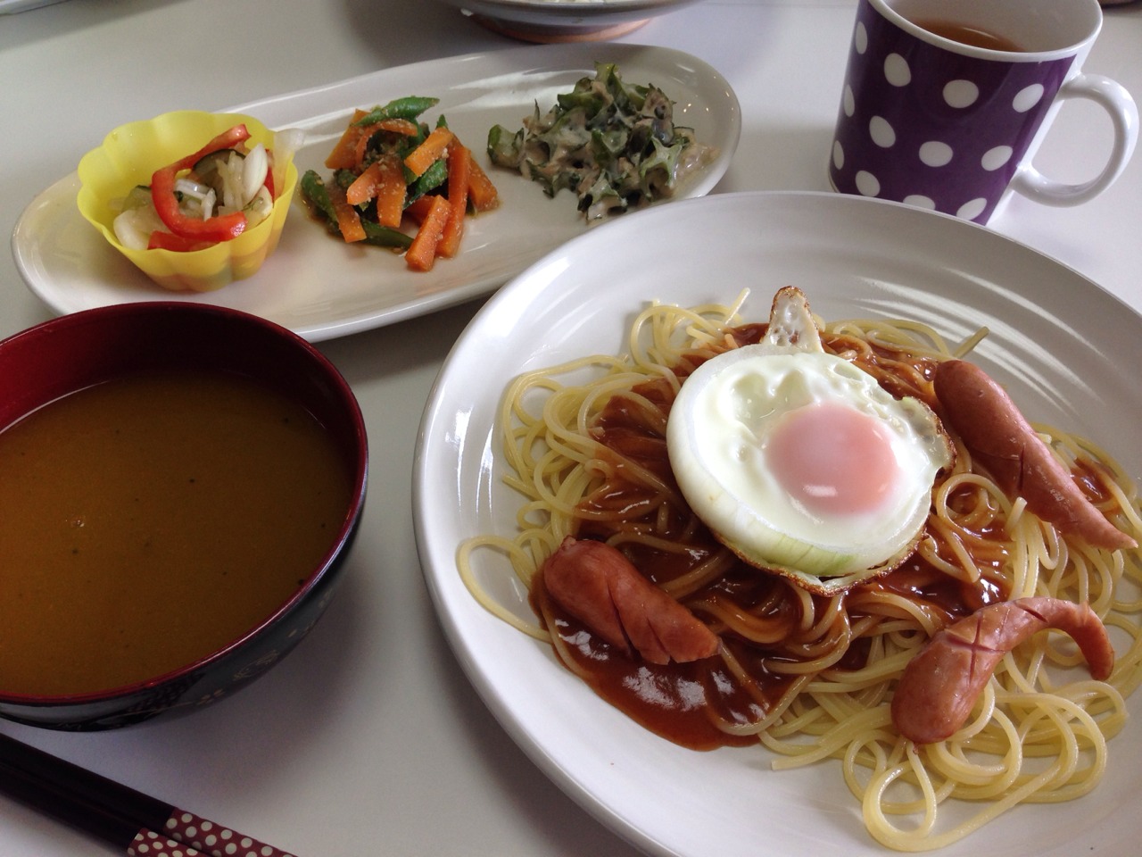 お野菜＆あんかけパスタ