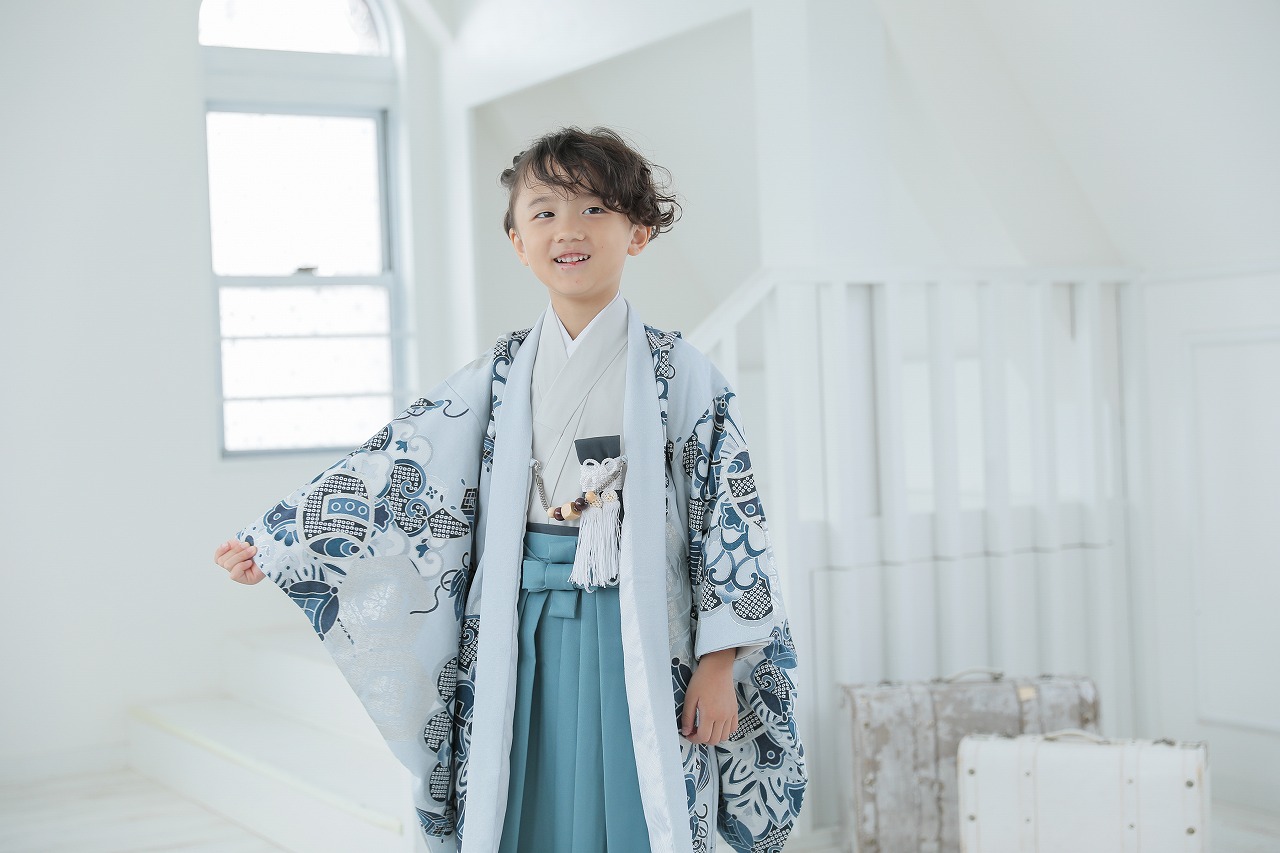 5歳男の子七五三 羽織袴