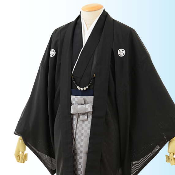夏の男性袴レンタル