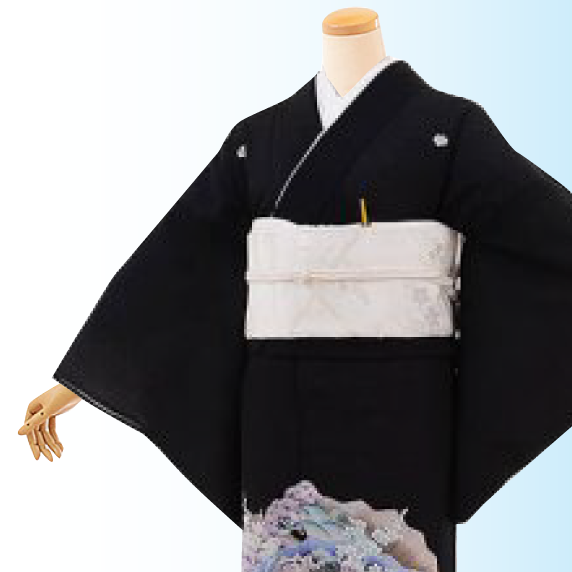 黒留袖夏用レンタル