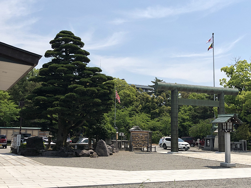 石川護國神社 スポット１