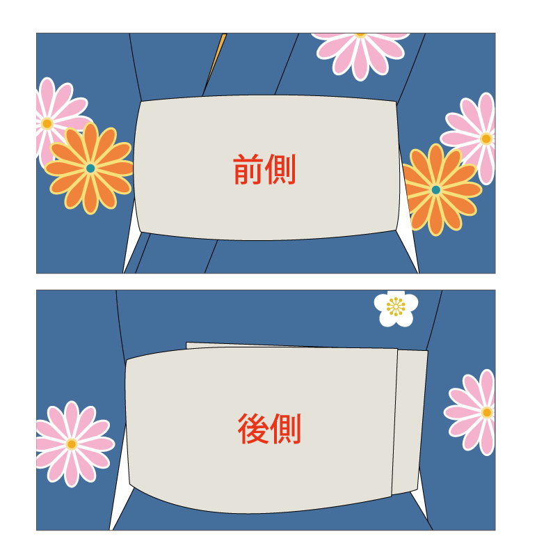 小学生女児略式袴着付け方法10