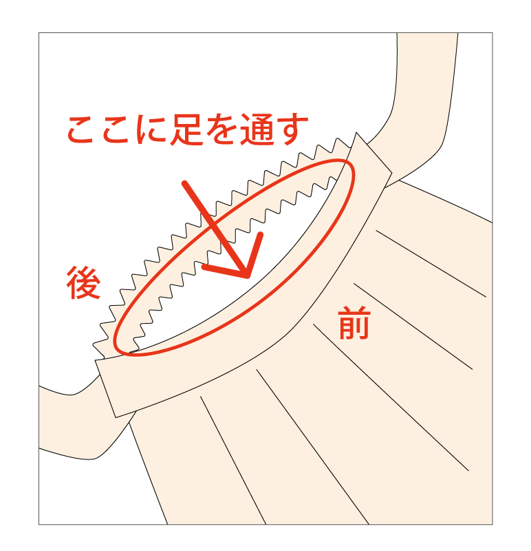 小学生女児略式袴着付け方法11