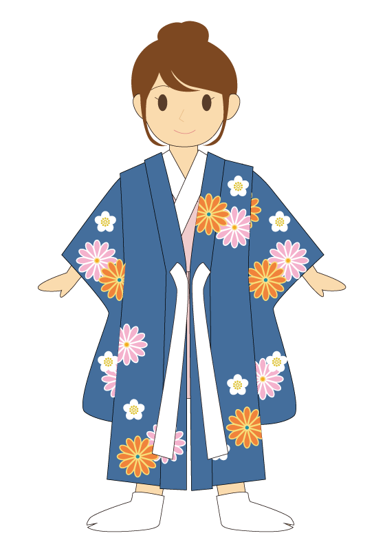 小学生女児略式袴着付け方法5