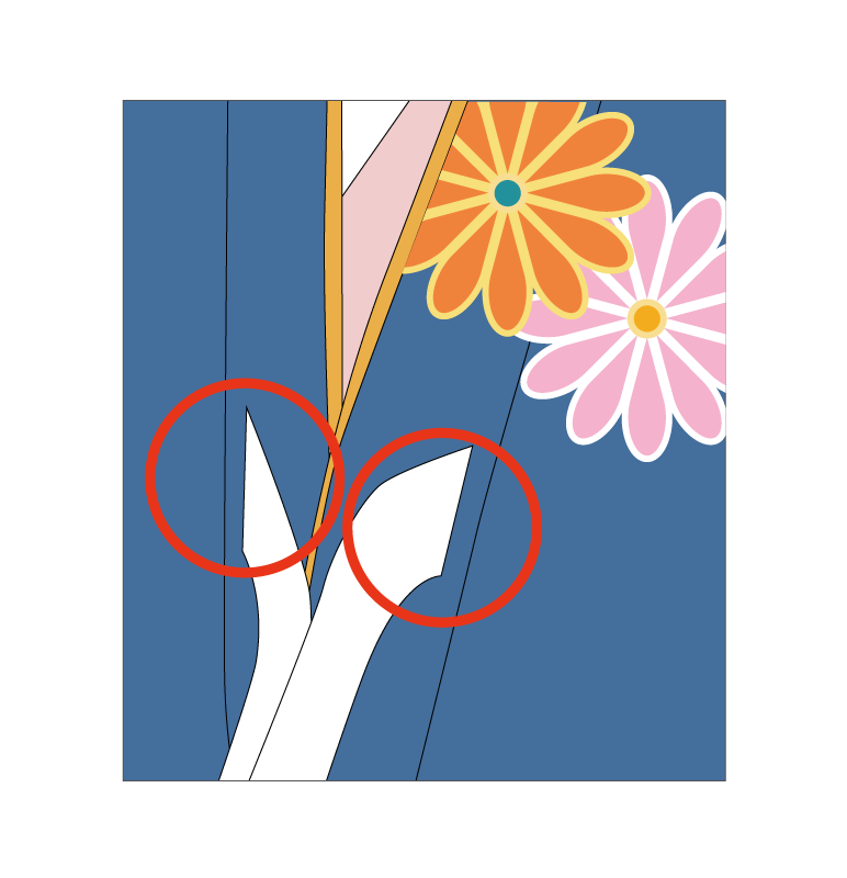 小学生女児略式袴着付け方法6