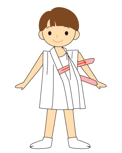 かんたん袴着せ方１