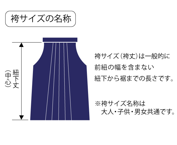 袴のサイズについて メンズ レディース